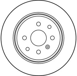 DISC FRANA TRW DF2663 - Compatibil cu HOLDEN, OPEL, VAUXHALL