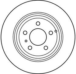 DISC FRANA TRW DF2660 - Compatibil cu VOLVO