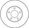 DISC FRANA TRW DF2678 - Compatibil cu CHRYSLER, DODGE