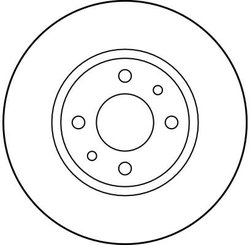DISC FRANA TRW DF2686 - Compatibil cu ALFA ROMEO, FIAT, FIAT (NANJING), LANCIA