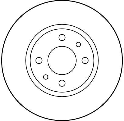 DISC FRANA TRW DF2686 - Compatibil cu ALFA ROMEO, FIAT, FIAT (NANJING), LANCIA