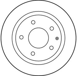 DISC FRANA TRW DF2705 - Compatibil cu EUNOS, FORD ASIA & OCEANIA, FORD AUSTRALIA, FORD USA, HAIMA (FAW), MAZDA
