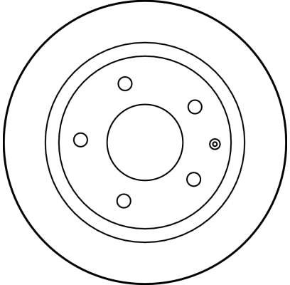 DISC FRANA TRW DF2705 - Compatibil cu EUNOS, FORD ASIA & OCEANIA, FORD AUSTRALIA, FORD USA, HAIMA (FAW), MAZDA