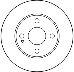DISC FRANA TRW DF2719 - Compatibil cu FORD ASIA & OCEANIA, FORD AUSTRALIA, MAZDA, SAO