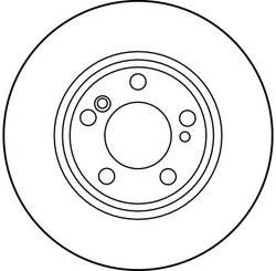 DISC FRANA TRW DF2757 - Compatibil cu CHRYSLER, MERCEDES-BENZ