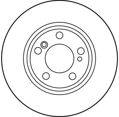 DISC FRANA TRW DF2757 - Compatibil cu CHRYSLER, MERCEDES-BENZ
