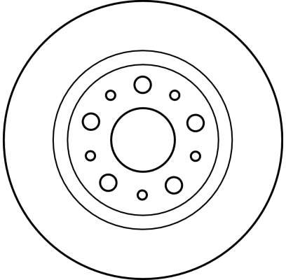 DISC FRANA TRW DF2762 - Compatibil cu ALFA ROMEO, GAC, LANCIA
