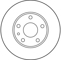 Disc frana TRW DF2763