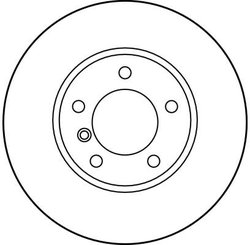DISC FRANA TRW DF2769 - Compatibil cu BMW