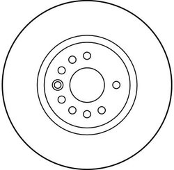 Disc frana TRW DF2778S