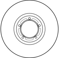 Disc frana TRW DF2785
