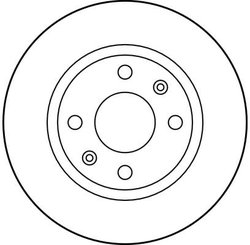 Disc frana TRW DF2782