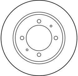 DISC FRANA TRW DF2784 - Compatibil cu MITSUBISHI, PROTON, VOLVO