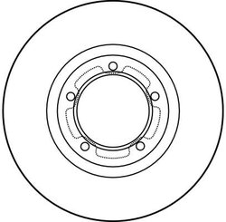 DISC FRANA TRW DF2786 - Compatibil cu FORD, FORD AUSTRALIA