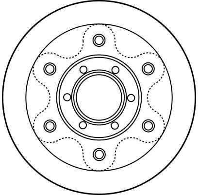 DISC FRANA TRW DF2788S - Compatibil cu IVECO