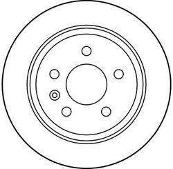DISC FRANA TRW DF2794 - Compatibil cu MERCEDES-BENZ