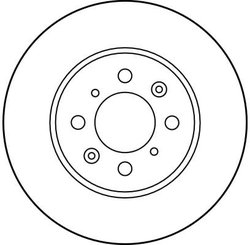 DISC FRANA TRW DF2792 - Compatibil cu MG, ROVER