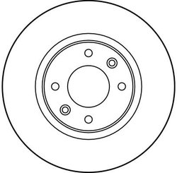 Disc frana TRW DF2796