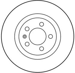 DISC FRANA TRW DF2804 - Compatibil cu AUDI, SEAT, SKODA, VW, VW (FAW), VW (SVW), ZHONGHUA (BRILLIANCE)