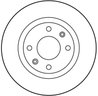 Disc frana TRW DF2808