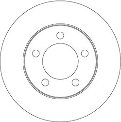 DISC FRANA TRW DF2816S - Compatibil cu NISSAN, OPEL, RENAULT, VAUXHALL