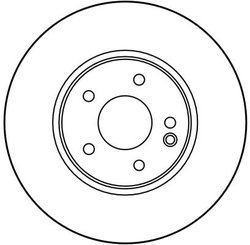 DISC FRANA TRW DF2812 - Compatibil cu CHRYSLER, MERCEDES-BENZ