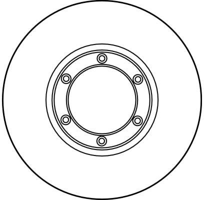 DISC FRANA TRW DF3049 - Compatibil cu HOLDEN, ISUZU, OPEL, VAUXHALL