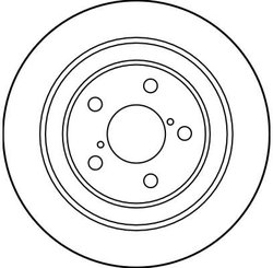 DISC FRANA TRW DF3092 - Compatibil cu SUBARU