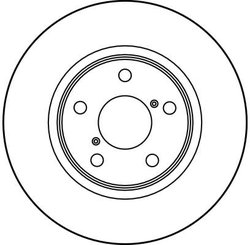 DISC FRANA TRW DF3091 - Compatibil cu SUBARU
