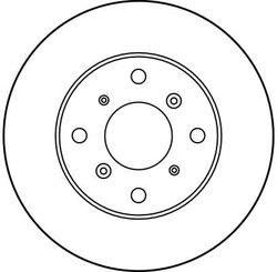 DISC FRANA TRW DF3109 - Compatibil cu HONDA, HONDA (GAC)