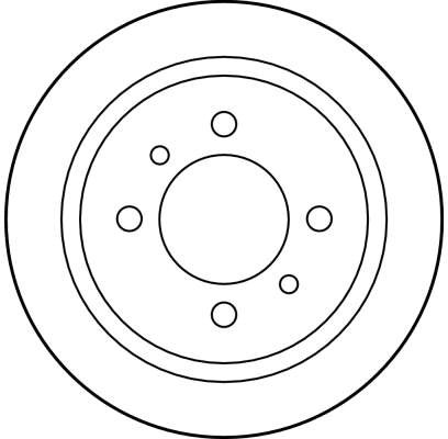 DISC FRANA TRW DF4006 - Compatibil cu NISSAN
