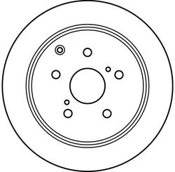 DISC FRANA TRW DF4017 - Compatibil cu TOYOTA