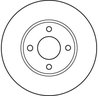DISC FRANA TRW DF4018 - Compatibil cu NISSAN