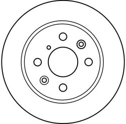 DISC FRANA TRW DF4020 - Compatibil cu FIAT, KIA, OPEL