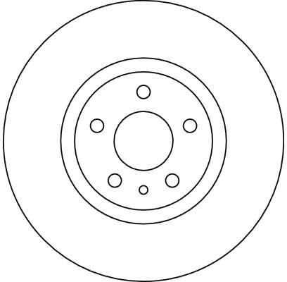 DISC FRANA TRW DF4025 - Compatibil cu ALFA ROMEO