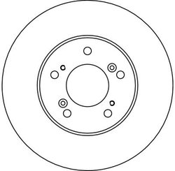 DISC FRANA TRW DF4028 - Compatibil cu ACURA, HONDA