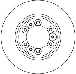 DISC FRANA TRW DF4029 - Compatibil cu GREAT WALL, HOLDEN, ISUZU, OPEL, VAUXHALL