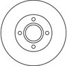 DISC FRANA TRW DF4036 - Compatibil cu FORD, FORD AUSTRALIA, MAZDA