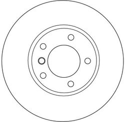 DISC FRANA TRW DF4055 - Compatibil cu BMW, BMW (BRILLIANCE)