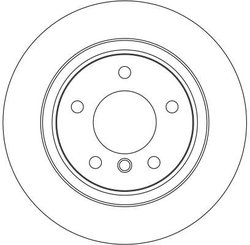 DISC FRANA TRW DF4069 - Compatibil cu BMW