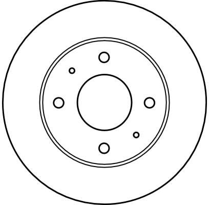 DISC FRANA TRW DF4081 - Compatibil cu HYUNDAI, KIA, MITSUBISHI, PROTON, VOLVO