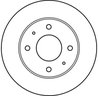 DISC FRANA TRW DF4081 - Compatibil cu HYUNDAI, KIA, MITSUBISHI, PROTON, VOLVO