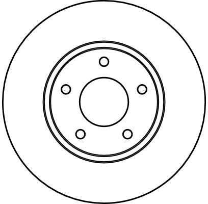 DISC FRANA TRW DF4095 - Compatibil cu DAIMLER, JAGUAR