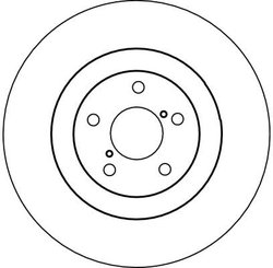 DISC FRANA TRW DF4103 - Compatibil cu LAND ROVER