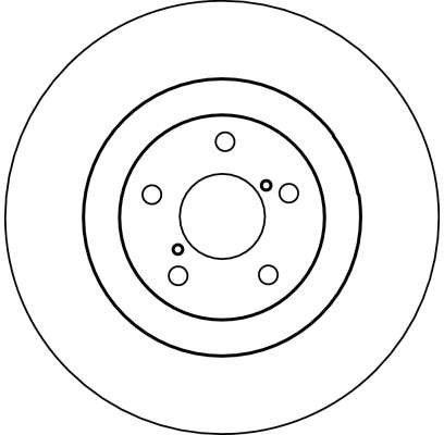 DISC FRANA TRW DF4104 - Compatibil cu SUBARU