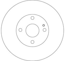 DISC FRANA TRW DF4119 - Compatibil cu FORD ASIA & OCEANIA, FORD AUSTRALIA, HAIMA (FAW), MAZDA