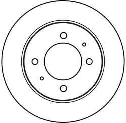 DISC FRANA TRW DF4122 - Compatibil cu HYUNDAI, HYUNDAI (BEIJING)