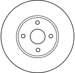 Disc frana TRW DF4121