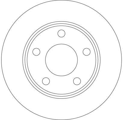 DISC FRANA TRW DF4126 - Compatibil cu AUDI