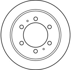 DISC FRANA TRW DF4133 - Compatibil cu DAEWOO, SSANGYONG